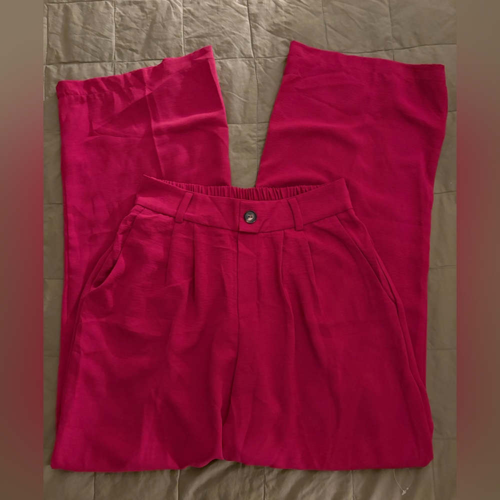 Monteau Hot Pink Dress Pant